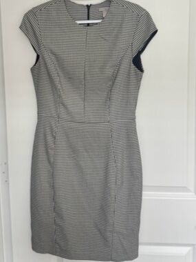 Black and White Sheath Dress